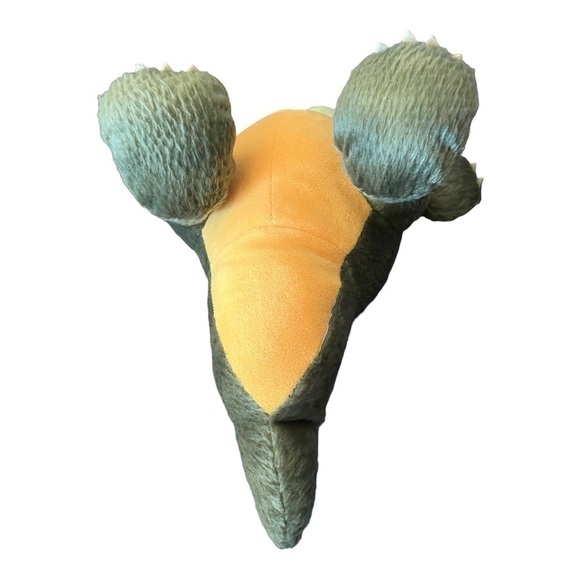 Triceratops Kohls cares moss green and gold chest 3 little dinosaurs. 12” plush - Picture 7 of 7